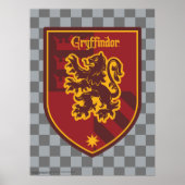 Poster Harry Potter | Gryffindor House Pride Crest (Devant)