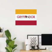 Poster Harry Potter | Gryffindor House Pride Crest (Bureau à domicile)