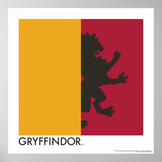 Poster Harry Potter | Gryffindor House Pride Graphic (Devant)