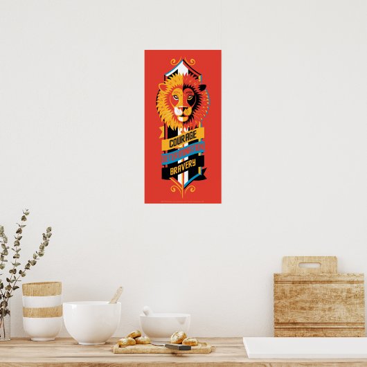 Poster Harry Potter | GRYFFINDOR™ House Traits Sigil (Cuisine)