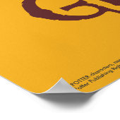 Poster Harry Potter | Gryffindor Lion Graphique (Coin)