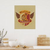 Poster Harry Potter | Gryffindor QUIDDITCH� Captain Emble (Cuisine)