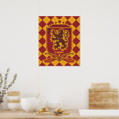 Poster Harry Potter | Gryffindor QUIDDITCH™ Crest (Cuisine)