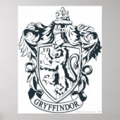 Poster Harry Potter | Gryffindor Stencil Esquisse (Devant)