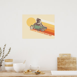 Poster HARRY POTTER™   Hagrid Magical Summer Road Trip