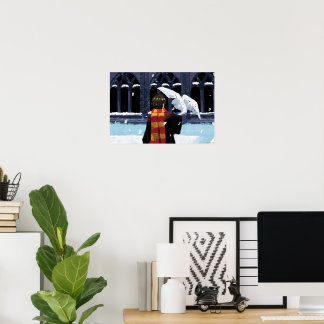 Poster HARRY POTTER™ & Hedwig dans la neige