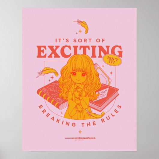 Poster HARRY POTTER™ | Hermione Granger C'est excitant (Devant)