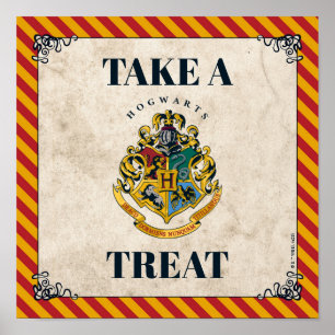 Poster Harry Potter Hogwarts Anniversaire Prenez Un Signe