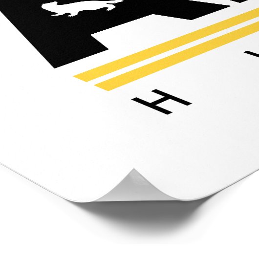 Poster Harry Potter | HUFFLEPUFF™ - Anciens de HOGWARTS™ (Coin)