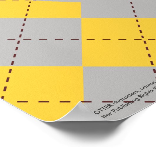 Poster Harry Potter | Hufflepuff House Pride Crest (Coin)