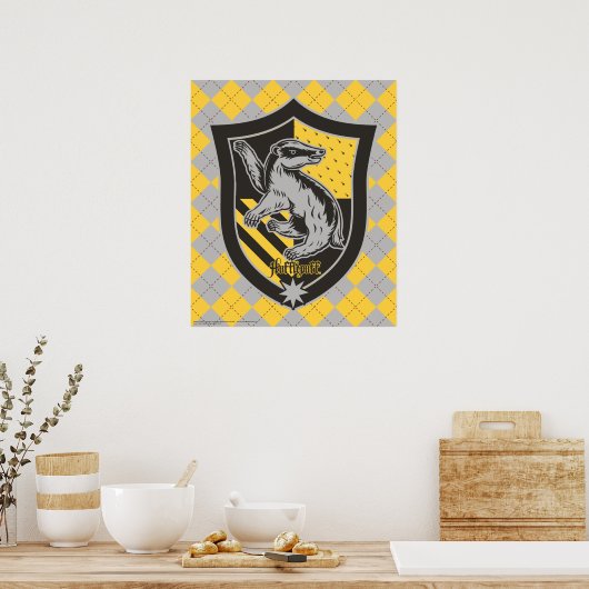 Poster Harry Potter | Hufflepuff House Pride Crest (Cuisine)