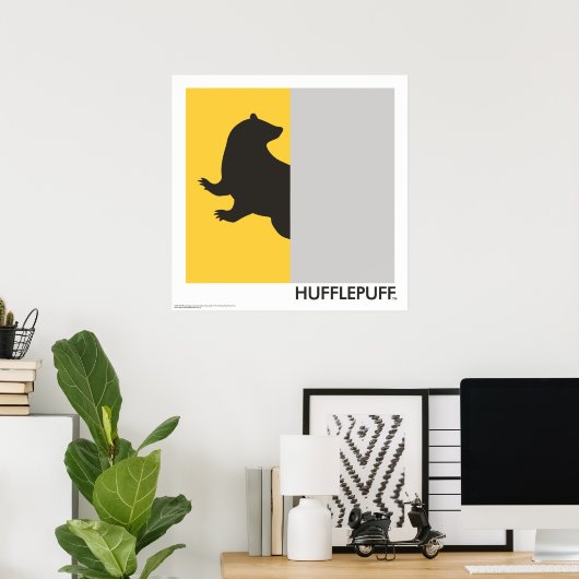 Poster Harry Potter | Hufflepuff House Pride Graphic (Bureau à domicile)