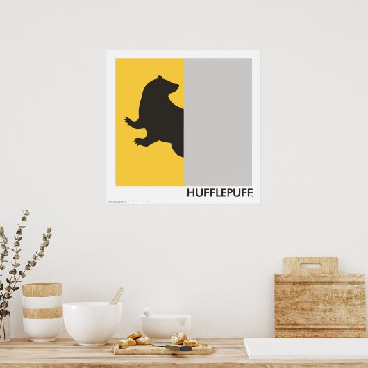 Poster Harry Potter | Hufflepuff House Pride Graphic (Cuisine)