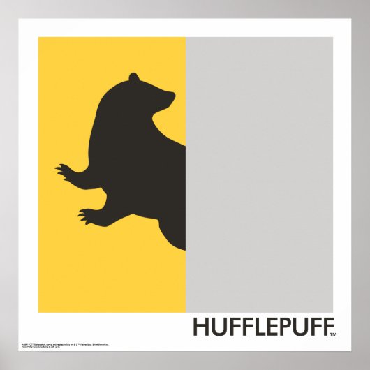 Poster Harry Potter | Hufflepuff House Pride Graphic (Devant)