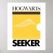 Poster Harry Potter | HUFFLEPUFF™ House Quidditch Seeker (Devant)