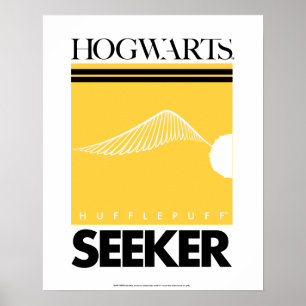 Poster Harry Potter HUFFLEPUFF™ House Quidditch Seeker