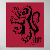 Poster Harry Potter | Icône Lion Gryffindor (Devant)