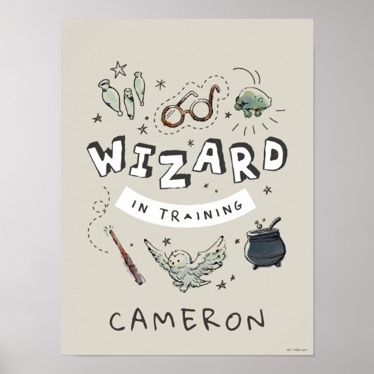 Poster HARRY POTTER™ | Jeune sorcier en formation (Devant)