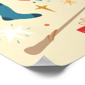 Poster Harry Potter | Joyeux Noël Avec Icônes Festives (Coin)