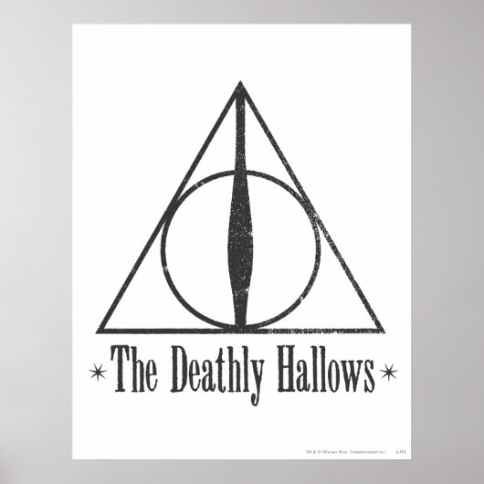 Poster Harry Potter | L'emblème des Reliques de la mort (Devant)