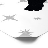 Poster Harry Potter | "Libérez Dobby" Silhouette Typograp (Coin)