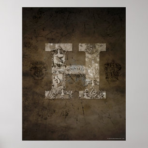 Poster Harry Potter   Monogramme de nains