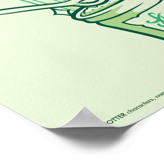 Poster Harry Potter | Poudre de cheminée Typographie Grap (Coin)