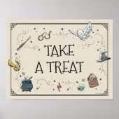 Poster Harry Potter Premier Anniversaire Prenez Un Soin (Devant)