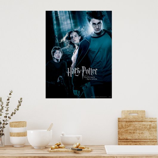 Poster Harry Potter Ron Hermione En Forêt (Cuisine)
