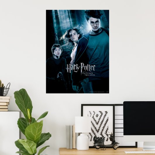 Poster Harry Potter Ron Hermione En Forêt (Bureau à domicile)