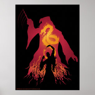 Poster Harry Potter   Silhouette Dumbledore