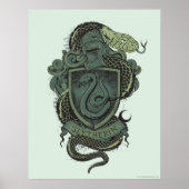 Poster Harry Potter | Slytherin Crest (Devant)