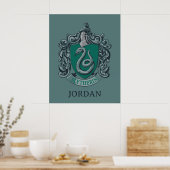 Poster Harry Potter | Slytherin Crest Green (Cuisine)