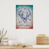 Poster Harry Potter Sortilège | EXPECTO PATRONUM™ Cerf Es (Cuisine)