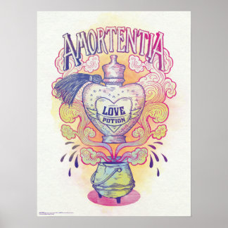 Poster Harry Potter Sortilège | Flacon de Potion d'Amour