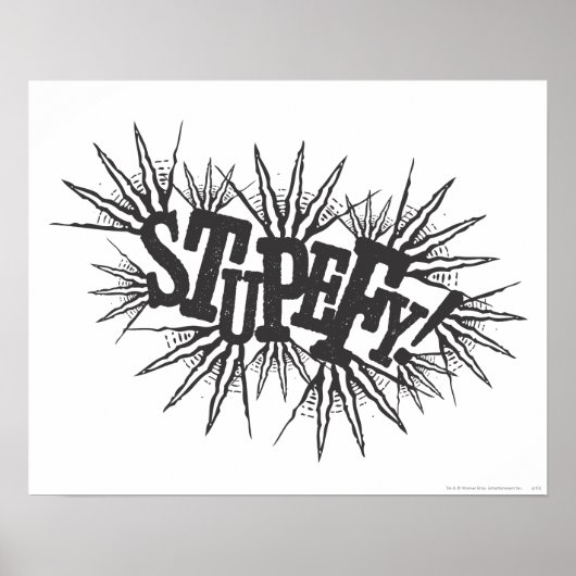 Poster Harry Potter Sortilège | Stupefy! (Devant)