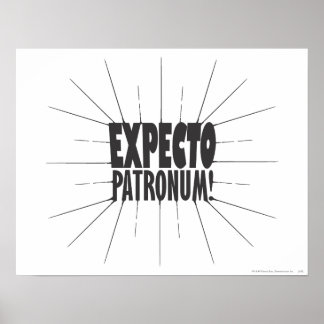 Poster Harry Potter Spell | EXPECTO PATRONUM™!