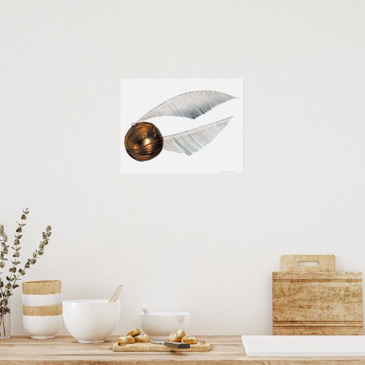 Poster Harry Potter Spell | Golden Snitch (Cuisine)