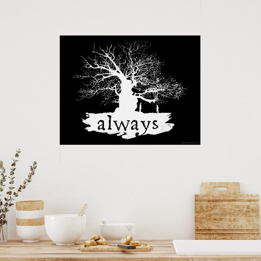 Poster Harry Potter Spell| Toujours citer la silhouette (Cuisine)