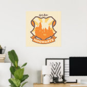 Poster HARRY POTTER™ | Summer Magic HOGWARTS™ Crest (Bureau à domicile)