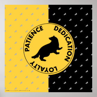 Poster Harry Potter | Traits de la maison HUFFLEPUFF™ Gra