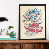 Poster Harry Potter | Typographie du Hogwarts Express