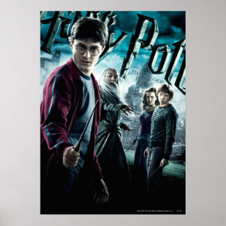 Poster Harry Potter With Dumbledore Ron and Hermione 1