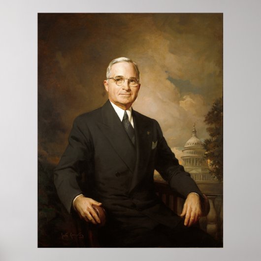 Poster HARRY S. TRUMAN par Greta Kempton (Devant)