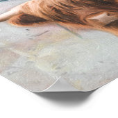 Poster Harry the Highland Cow Imprimer (Coin)