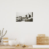 Poster Harsens Island Michigan St Marks Church 1925 vue (Cuisine)