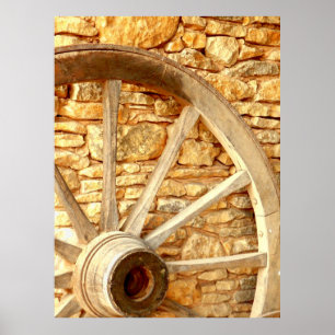 Poster hart kruiwagen