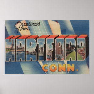 Poster Hartford, le Connecticut - grandes scènes 4 de