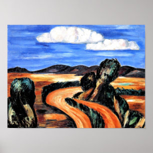 Poster Hartley - Paysage, Nouveau-Mexique