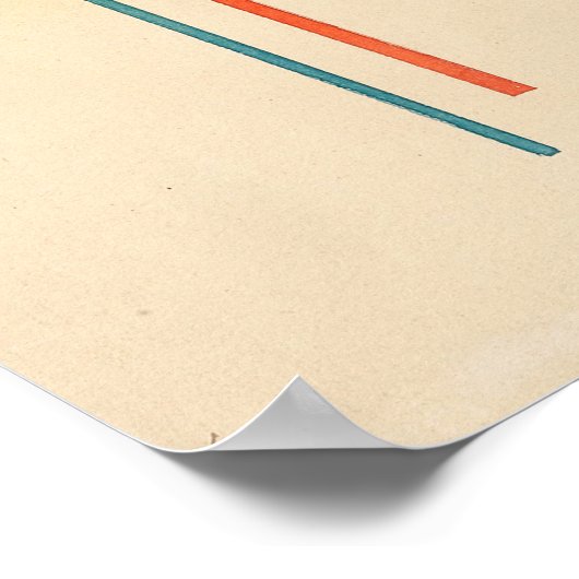 Poster Hartweich, Hard Soft par Wassily Kandinsky (Coin)